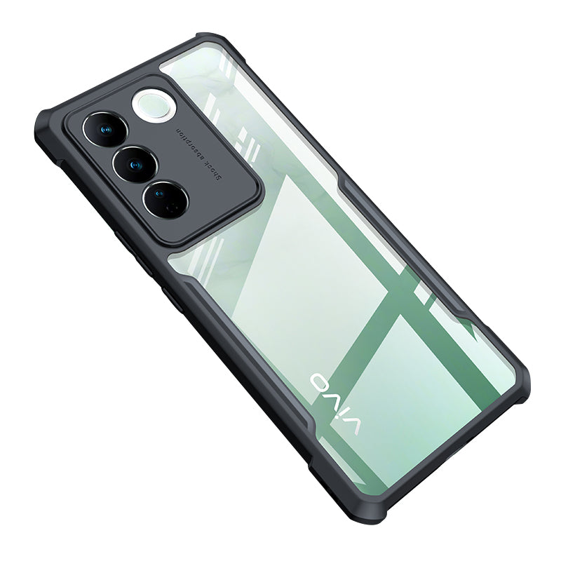 XUNDD For vivo S16 Transparent Phone Case Acrylic TPU Protective Mobile Phone Back Cover - Transparent XUNDD For vivo S16 Transparent Phone Case Acrylic TPU Protective Mobile Phone Back Cover - Transparent